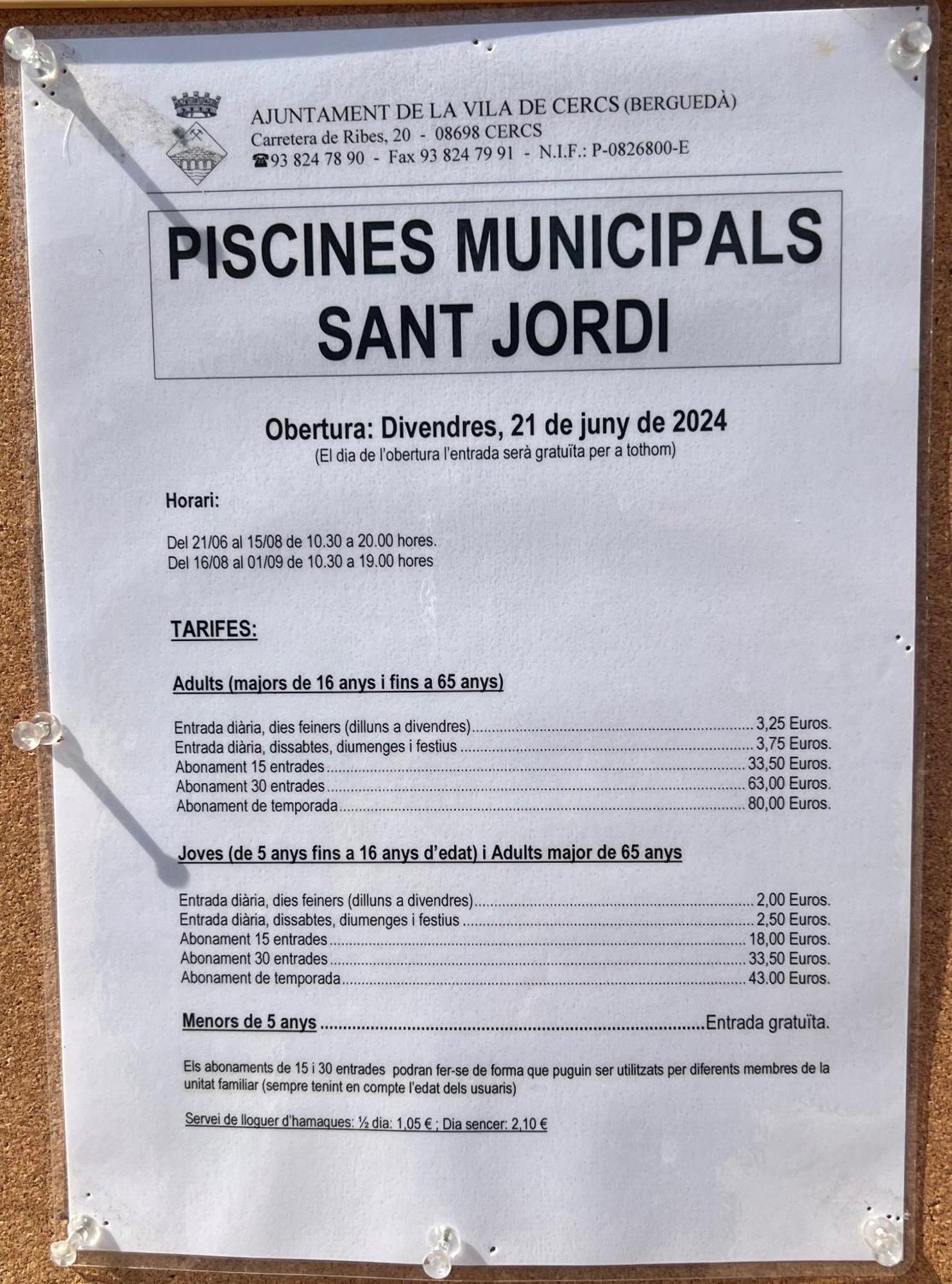 Apartament Acollidor Al Bergueda 6P Sant Jordi de Cercs Buitenkant foto